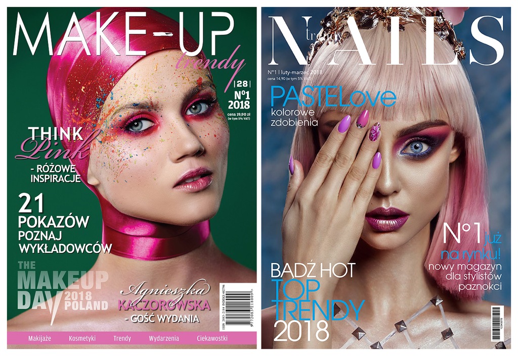 Magazyn Make-Up Trendy 1/2018 i NAILS TRENDY