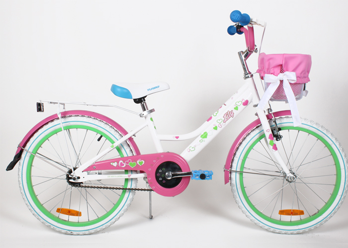 Rower rowerek LILY 20" biało-różwy