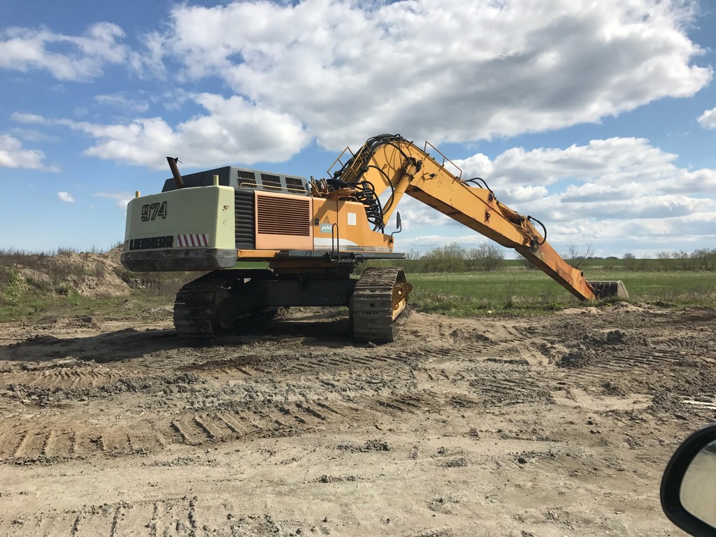 liebherr 974 koparka  long 21m łyzka 3,6m3 100 TON