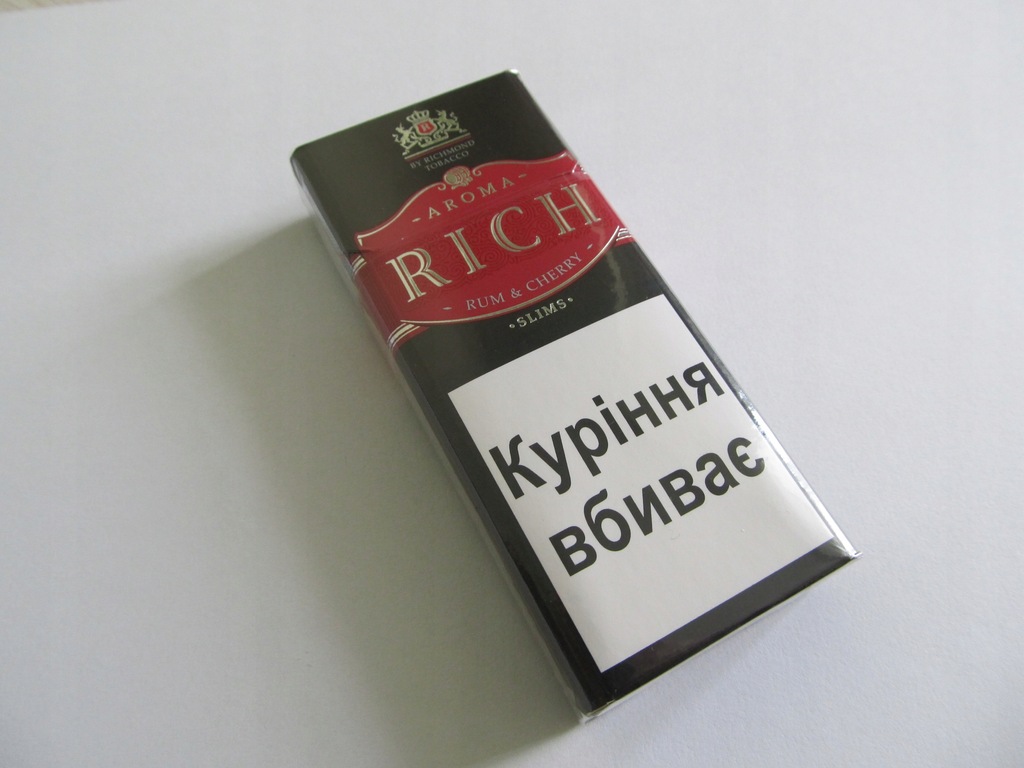 PAPIEROSY Rich rum&amp;cherry Ukraina Dla kolekcji