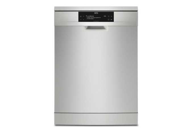 Srebrna Zmywarka AEG FFB93700PM 15 kpl 11l A+++
