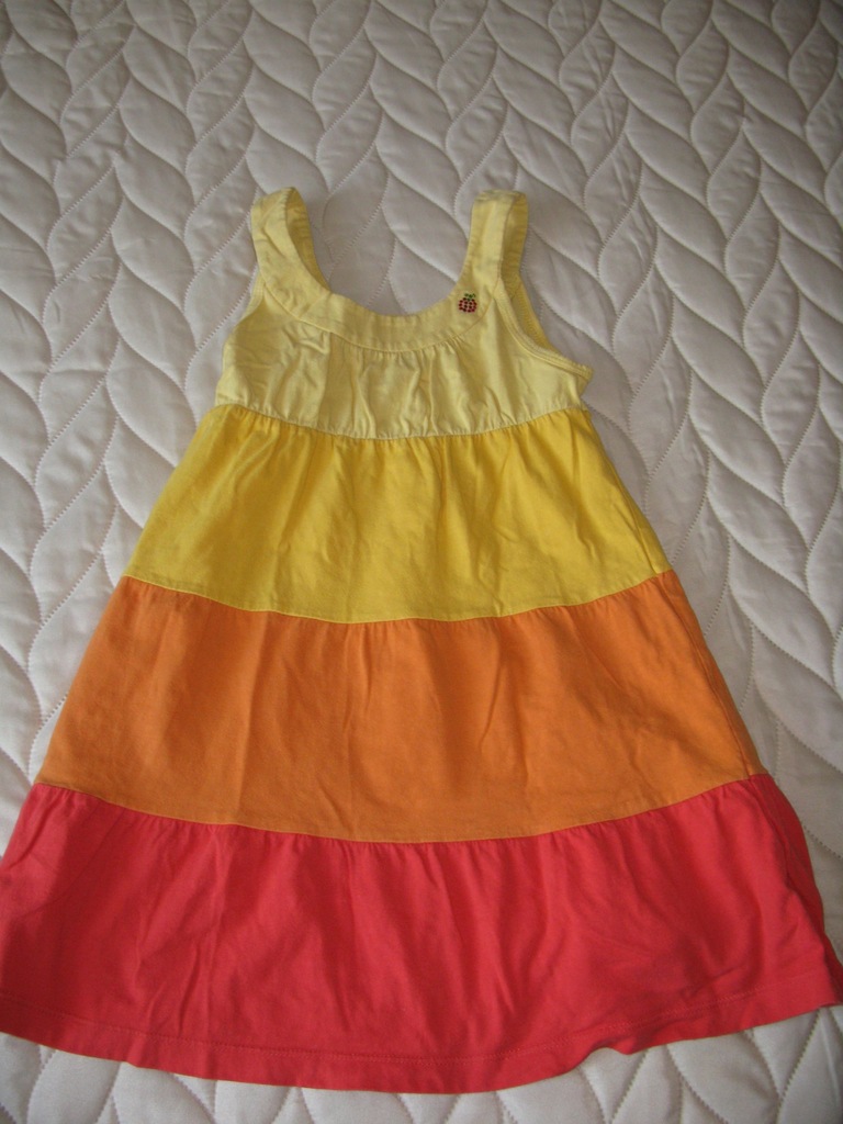 sukienka 110 cm dla dziewczynki lato