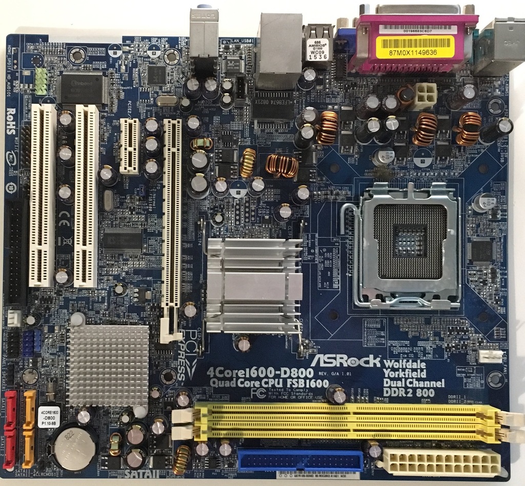 Подключение материнской платы asrock 4core1600 glan