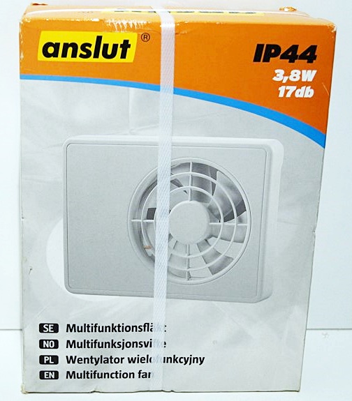 WENTYLATOR WIELOFUNKCYJNY IP44 3,8 W