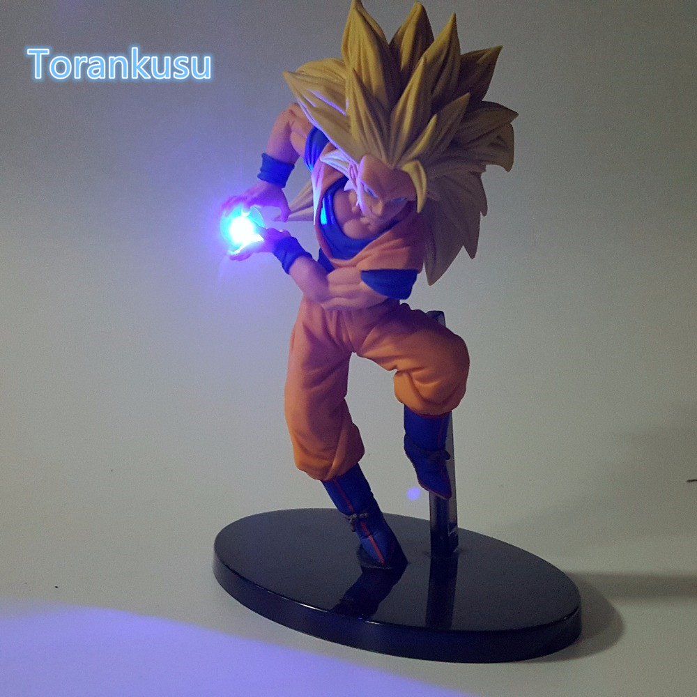 Dragon Ball Figurka Goku Ssj3 15 Cm Kamehama Led 7224303465 Oficjalne Archiwum Allegro