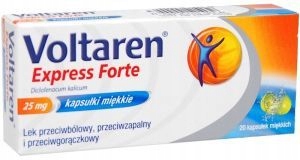 Voltaren Express Forte kaps.miękkie 20 szt