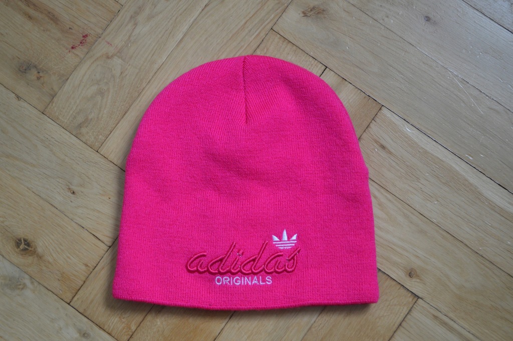 ADIDAS ORIGINALS czapka różowa beanie zima:
