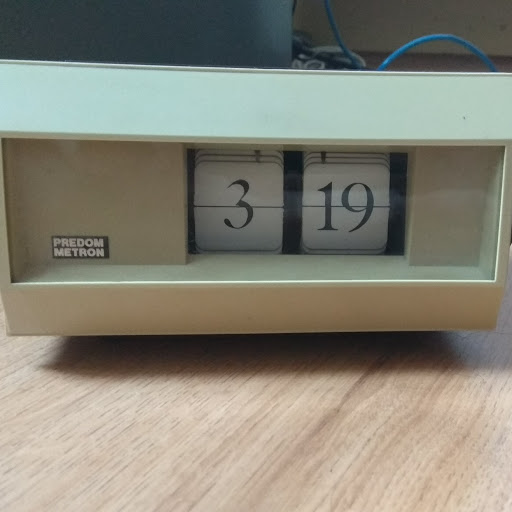 ZEGAR KOMINKOWY KLAPKOWY METRON Z-309