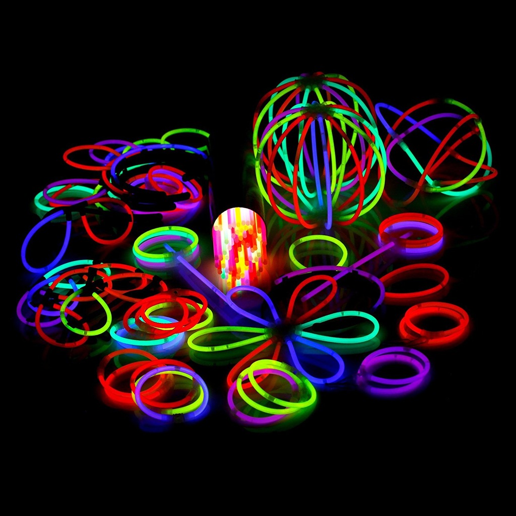 L358 PATYCZKI FLUORESCENCYJNE ZESTAW ŁĄCZNIKI