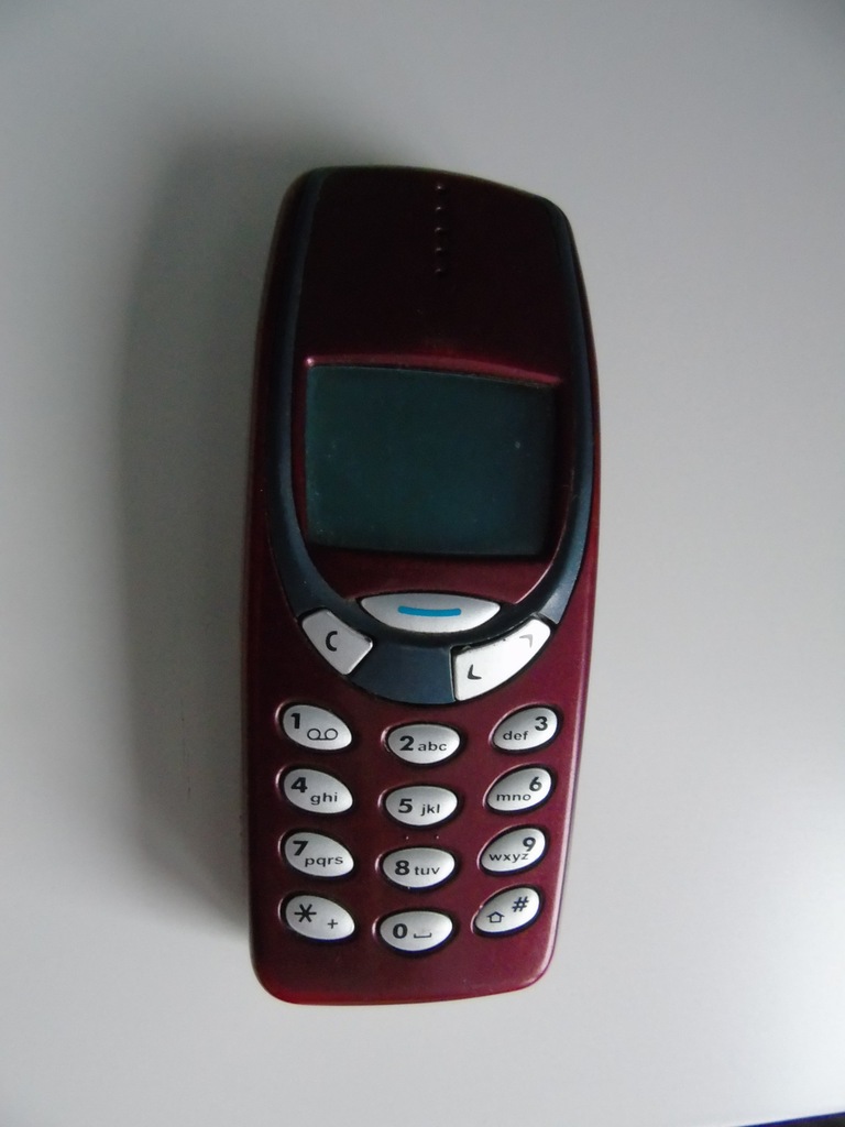 Nokia 3310 bordowa bez baterii