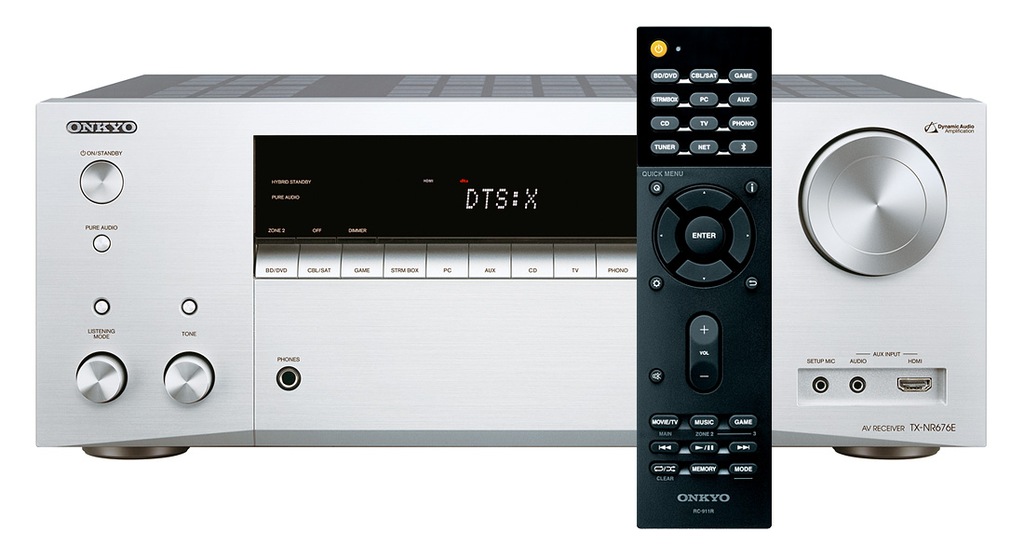 Audiopolis: Onkyo TX-NR676E Silver - Warszawa