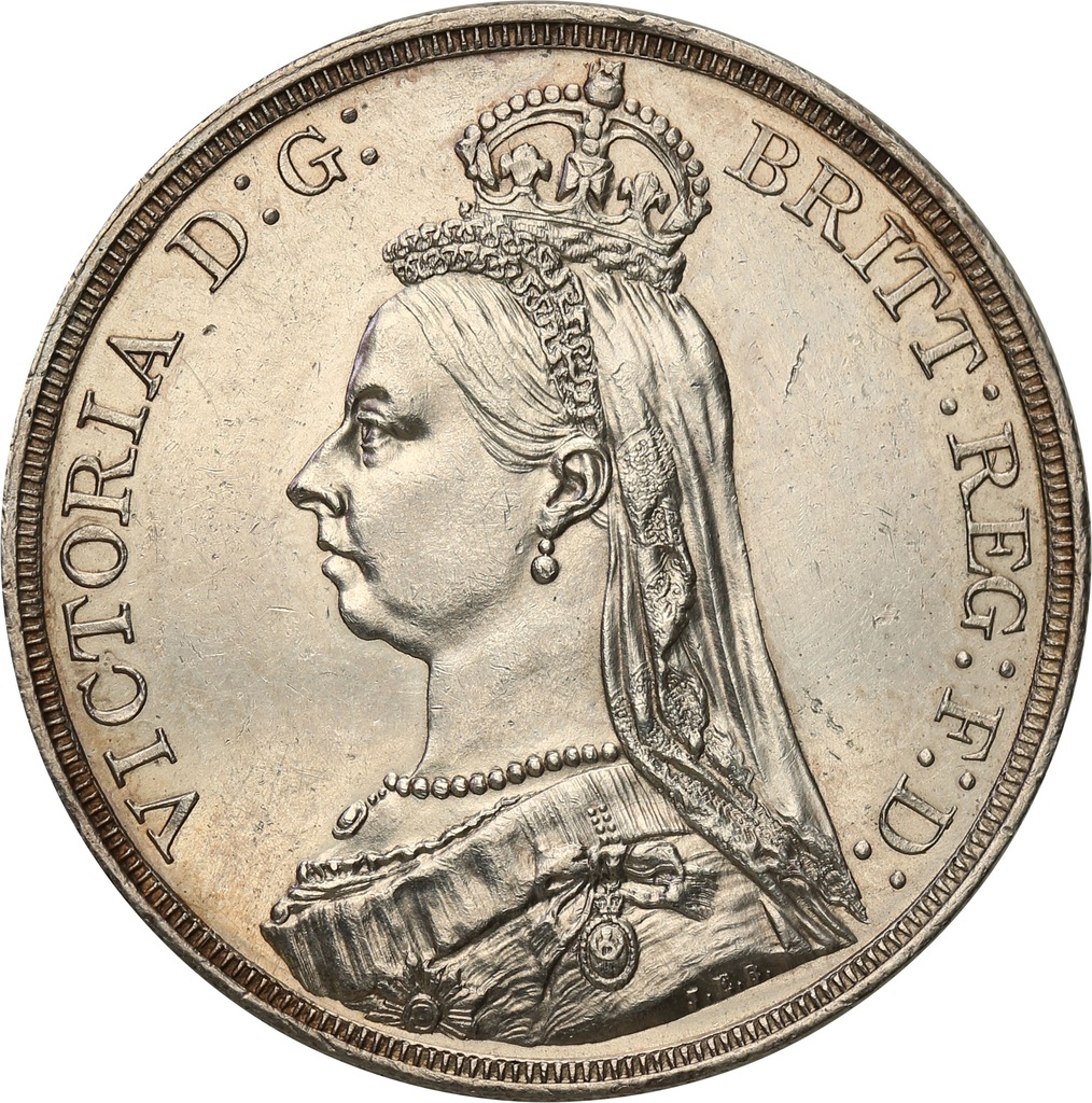 Wielka Brytania korona 1887 Victoria st.2
