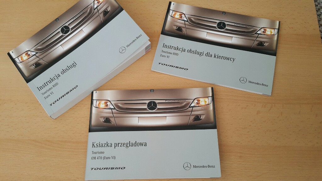 Instrukcja Mercedes Tourismo RHD OM470 Euro 6