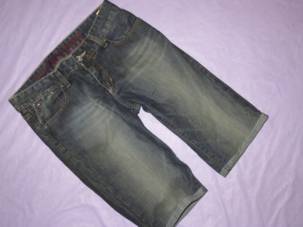 Szorty męskie spodenki jeansowe r 30 HILFIGER