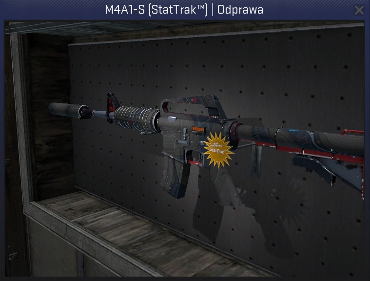 M4A1-S ODPRAWA BRIEFING STATTRAK CS GO skin HYDRA