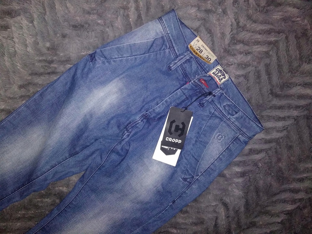 CROPP nowe męskie SPODNIE jeansy FIT denim 28 30