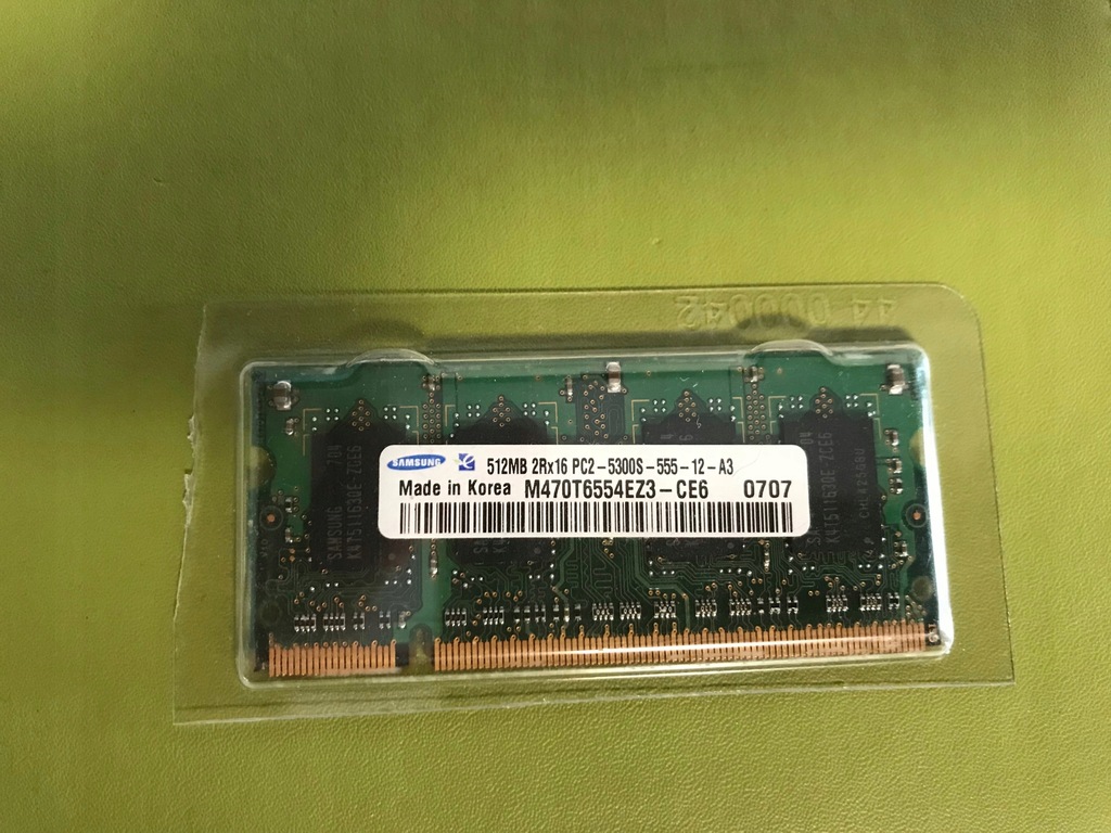 Pamięć DDR2 SAMSUNG 512MB 2Rx16 PC2-6400S