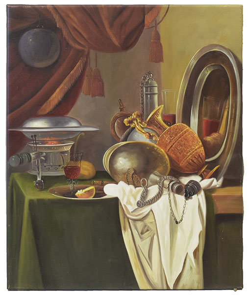 Willem Kalf (1619-1693) Martwa natura 60x50 cm