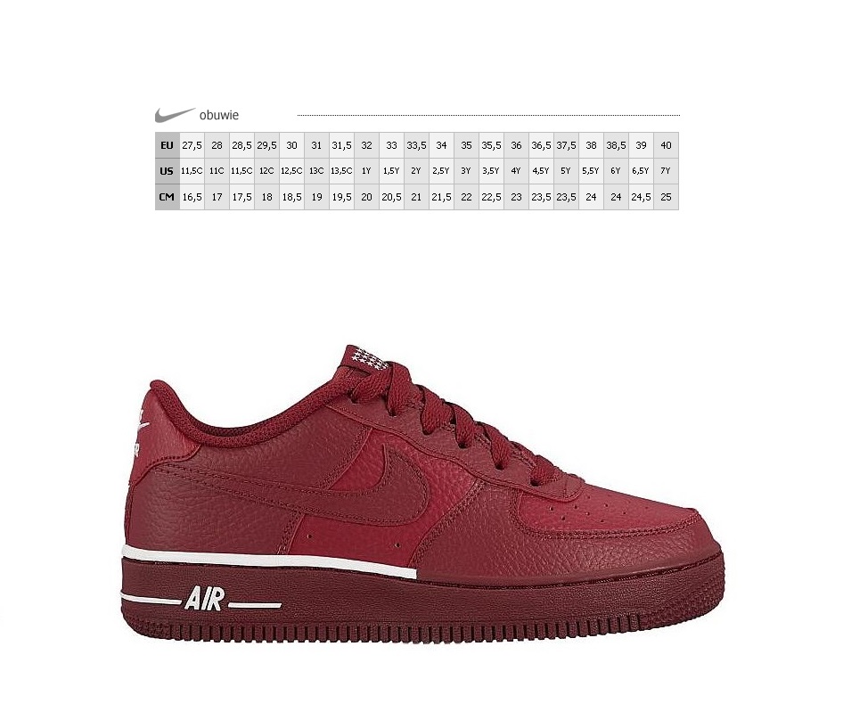 nike air force 38 size