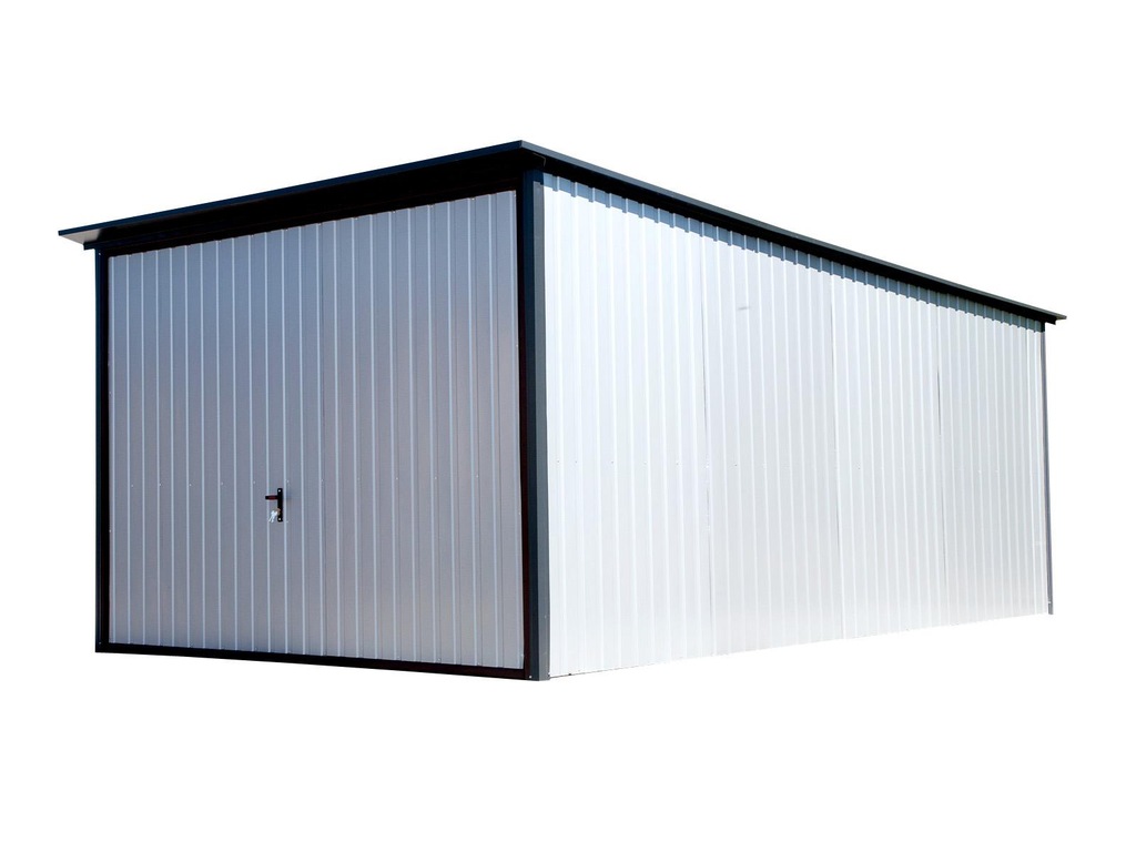 Garaż Z MONTAŻEM 3x5 PREMIUM kolory RAL popiel GW
