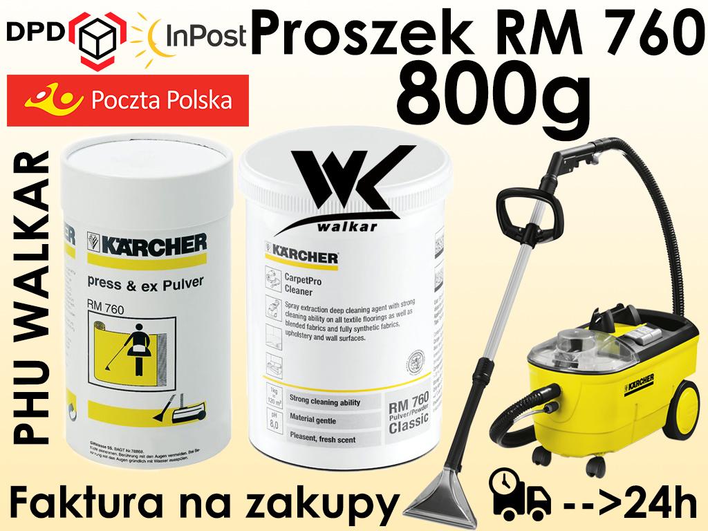 KARCHER RM 760 Proszek do PRANIA dywanów tapicerki - 7075010489 ...