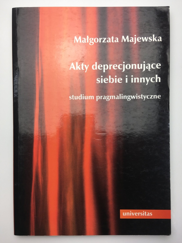 AKTY DEPRECJONUJĄCE SIEBIE I INNYCH - M. Majewska