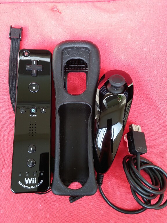 Wii U remote motion plus nunchack etui