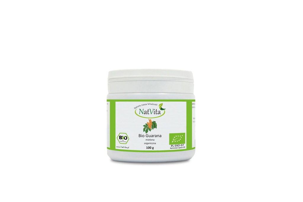 Guarana BIO proszek - cena sklep uprawa ekologiczn
