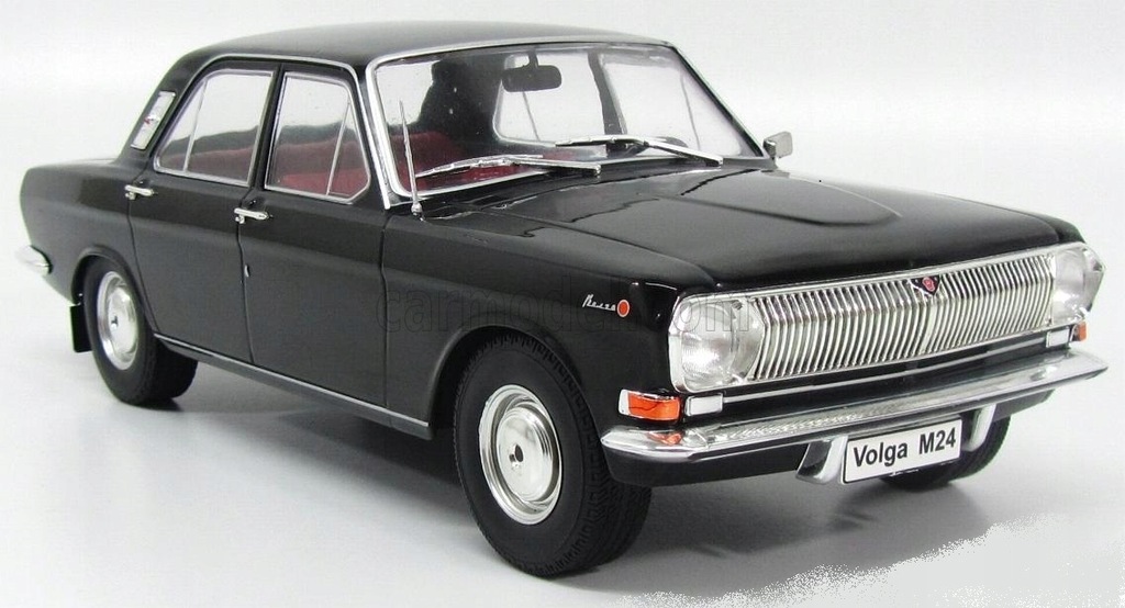 służbowa Czarna Wołga z PRL-u GAZ M-24 1:18 metal