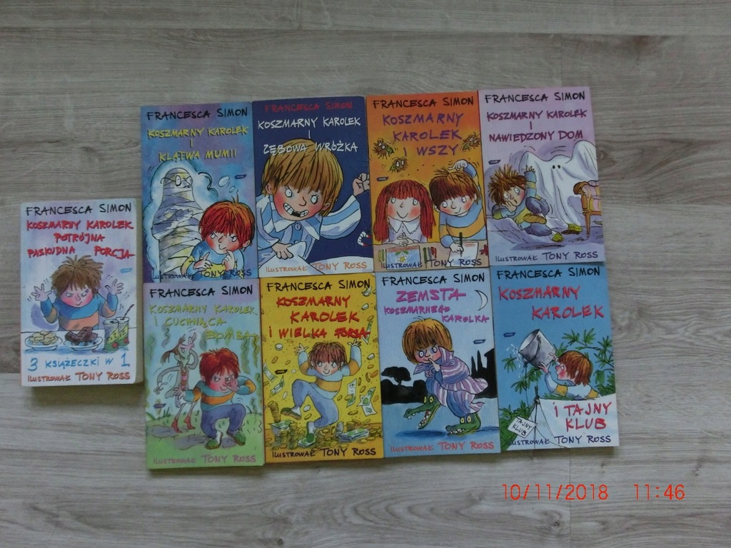 koszmarny Karolek seria 9 ksiazek