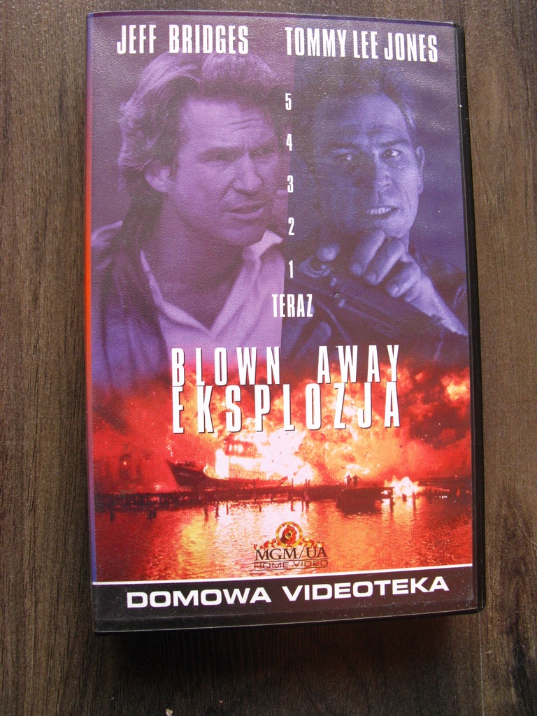 EKSPLOZJA film kaseta VHS, Jeff Bridges Blown Away