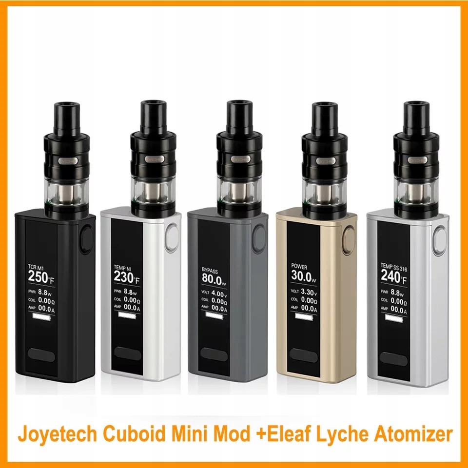 Joyetech Cuboid + Eleaf Lyche +Grzałki ePapieros