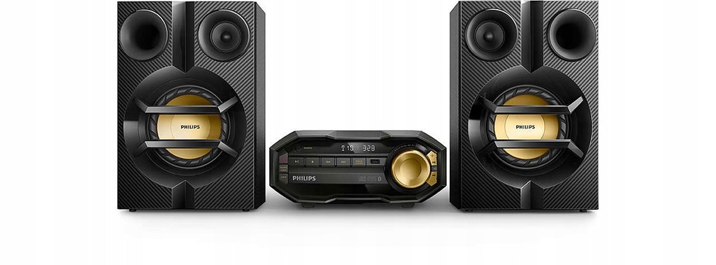 WIEŻA PHILIPS FX10 SYSTEM POWER AUDIO USB/MP3 230W