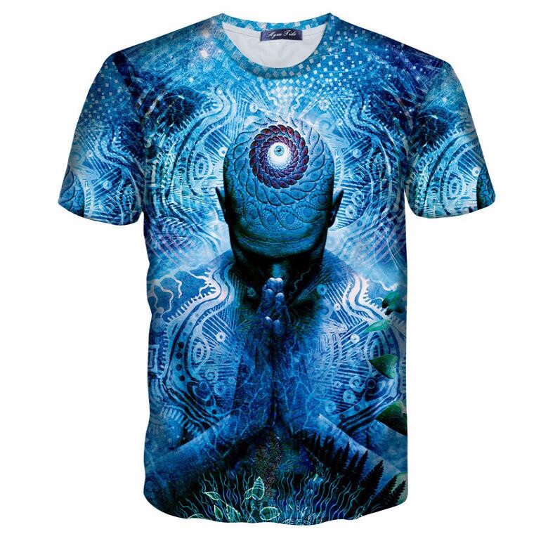 Koszulka 3D T-shirt Budda Trzecie Oko Medytacja