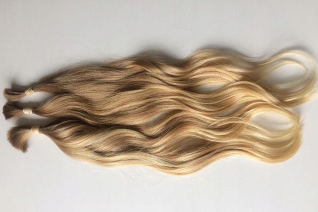 WŁOSY DZIEWICZE POLSKIE 42 cm 56 g słowiańskie