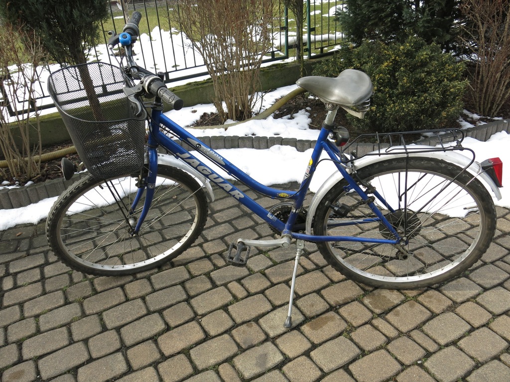 Rower damski z koszykiem JAGUAR 7231877451 oficjalne archiwum Allegro