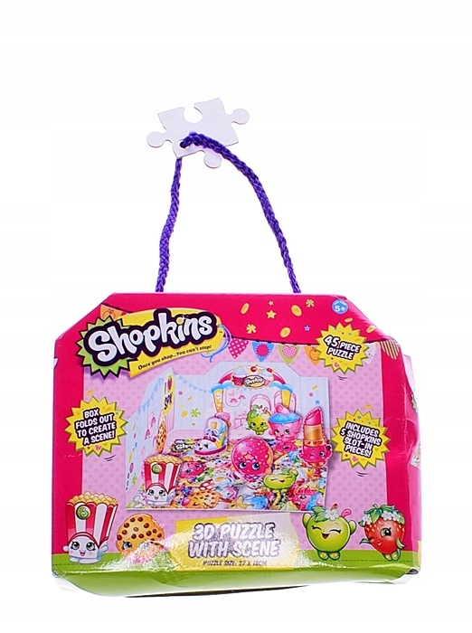 5722-22 ....SHOPKINS... PUZZLE FIGURKI BUT SZMINKA