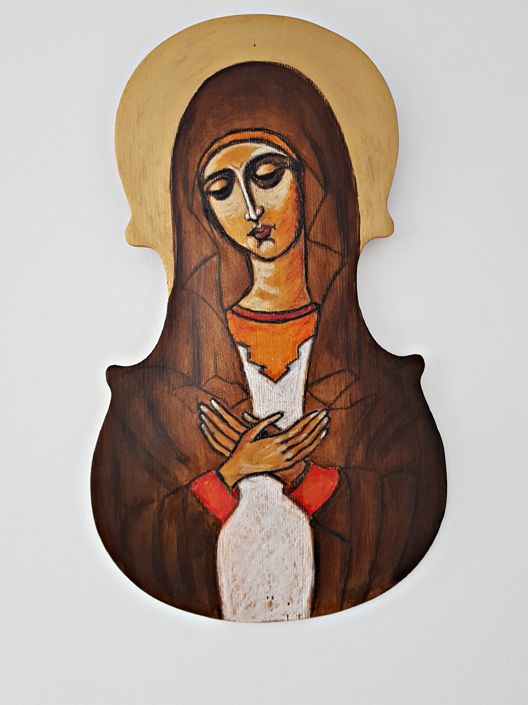 Madonna Maryja Matka Boska Skrzypce