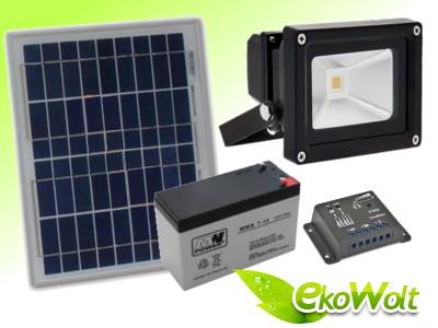 MINI ZESTAW SOLARNY OŚWIETLENIE SOLARNE LED LAMPA