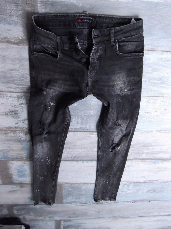 DSQUARED 2__STRETCH RURKI jeans spodnie_W29L32 W30