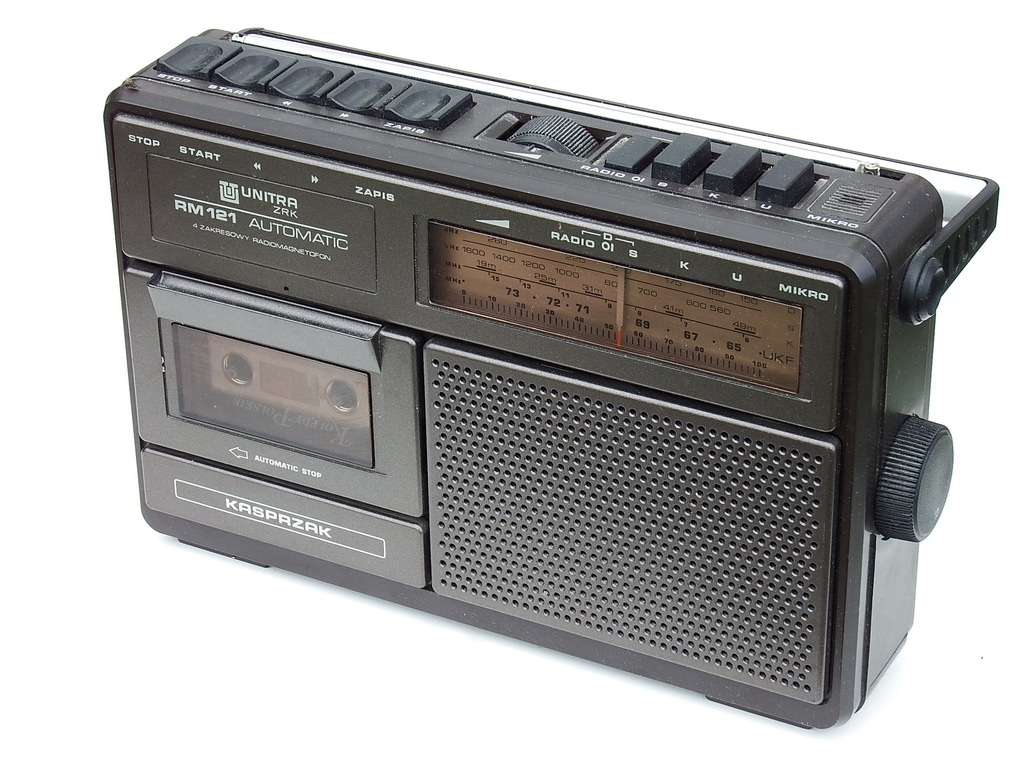 Radiomagnetofon Unitra ZRK KASPRZAK RM-121 PRL