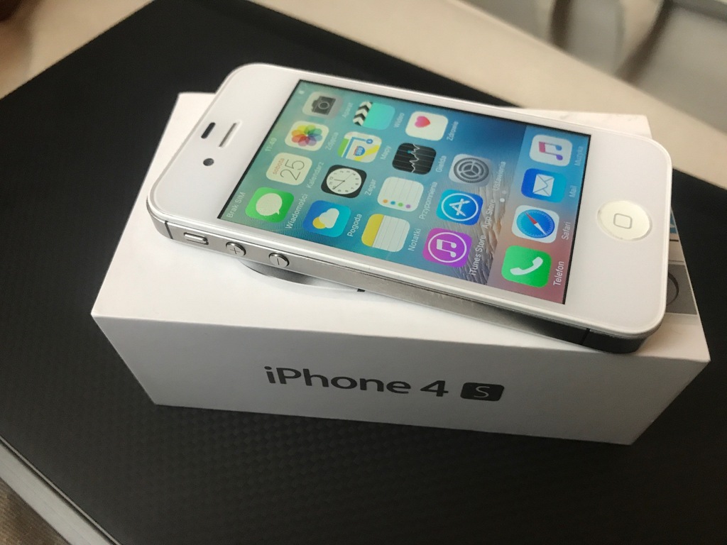 Apple iPhone 4s, biały, bez blokad, pudełko