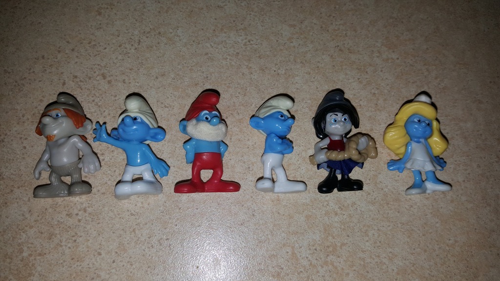 Smerfy w Paryżu SMERF KINDER NIESPODZIANKA Wybór!!