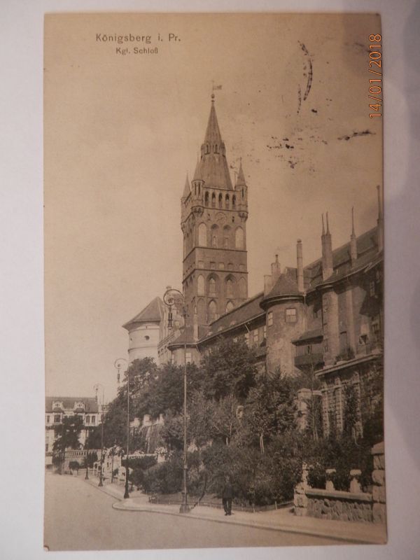 KRÓLEWIEC - KONIGSBERG - ZAMEK - 1912 rok.