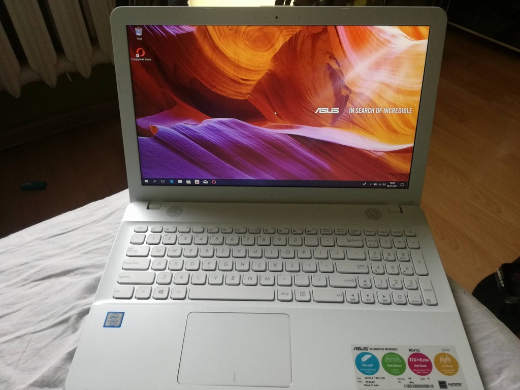 BIAŁY LAPTOP ASUS R541U i3 - 7037235342 - oficjalne archiwum Allegro