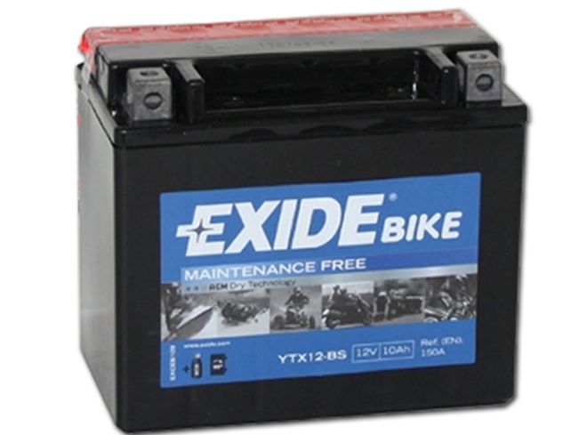 EXIDE BIKE 12V 10Ah 150A YTX12-BS ETX12-BS