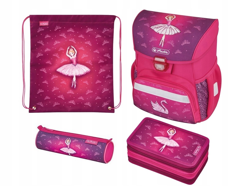 TORNISTER HERLITZ LOOP BALLERINA PLUS ZESTAW