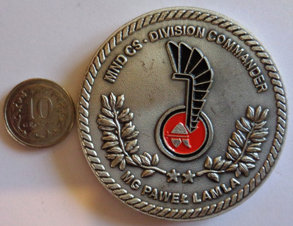 COIN MND CS DIVISION COMMANDER MG PAWEŁ LAMLA