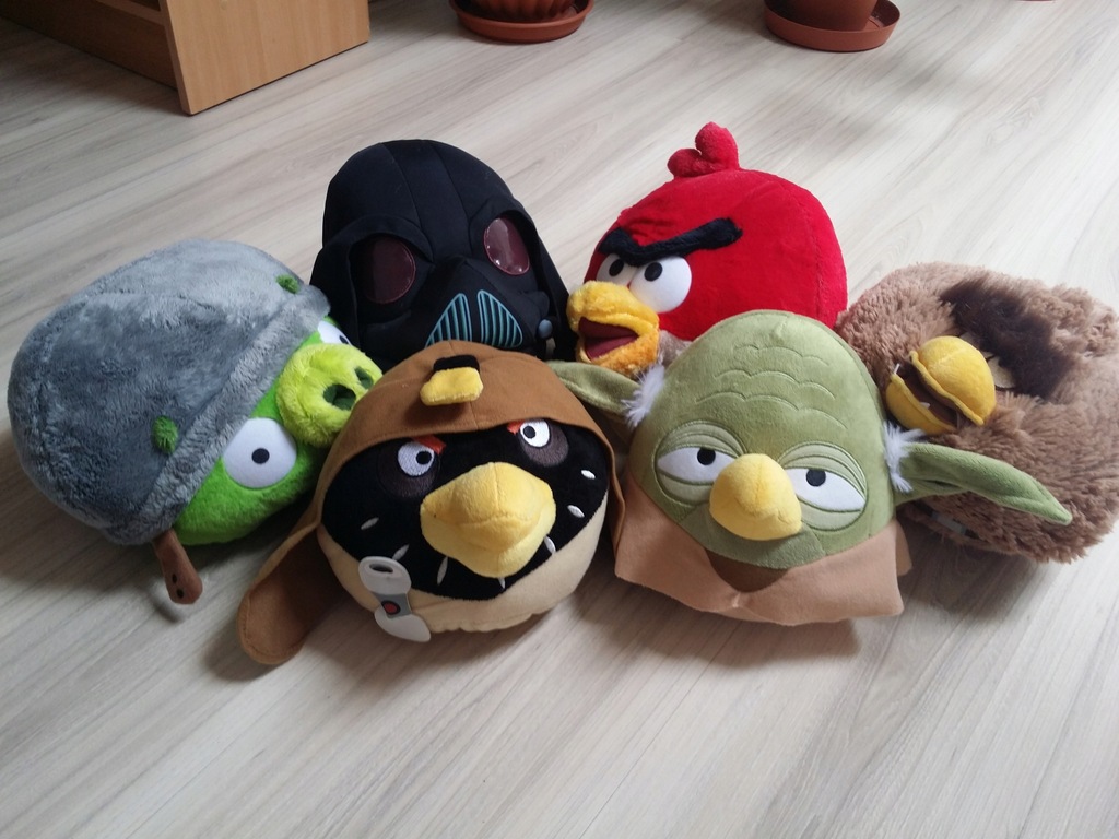 Angry Birds Star Wars Maskotki Zestaw 6 Sztuk Duze 7448690910 Oficjalne Archiwum Allegro