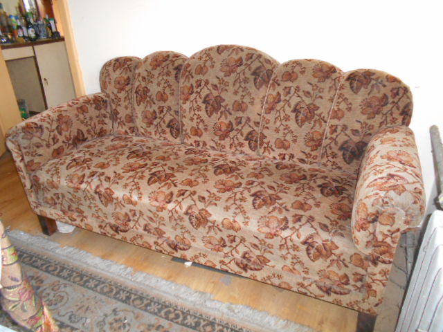 Sofa ,kanapa, leżanka na sprężynach - antyk